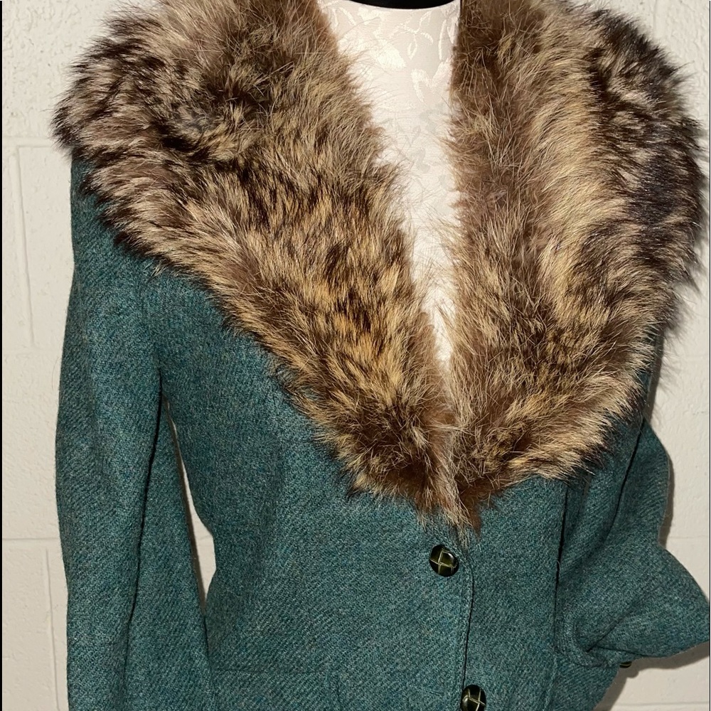 Fox tweed blazer size M